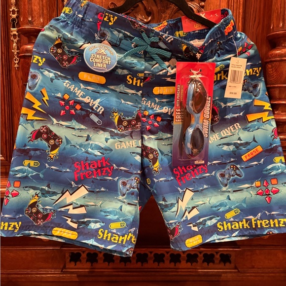 ZeroXposur Ocean Blue Swim Shorts - Picture 1 of 16